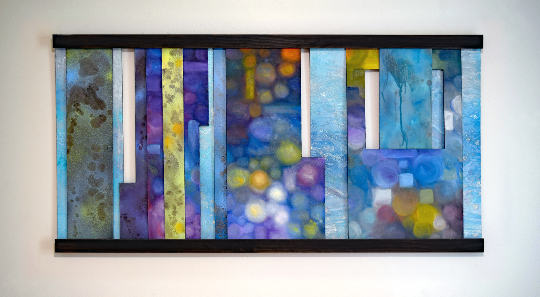 Fire and Ice interactive fine art by Trisha Selgrath — rearrangeable wall art composition C