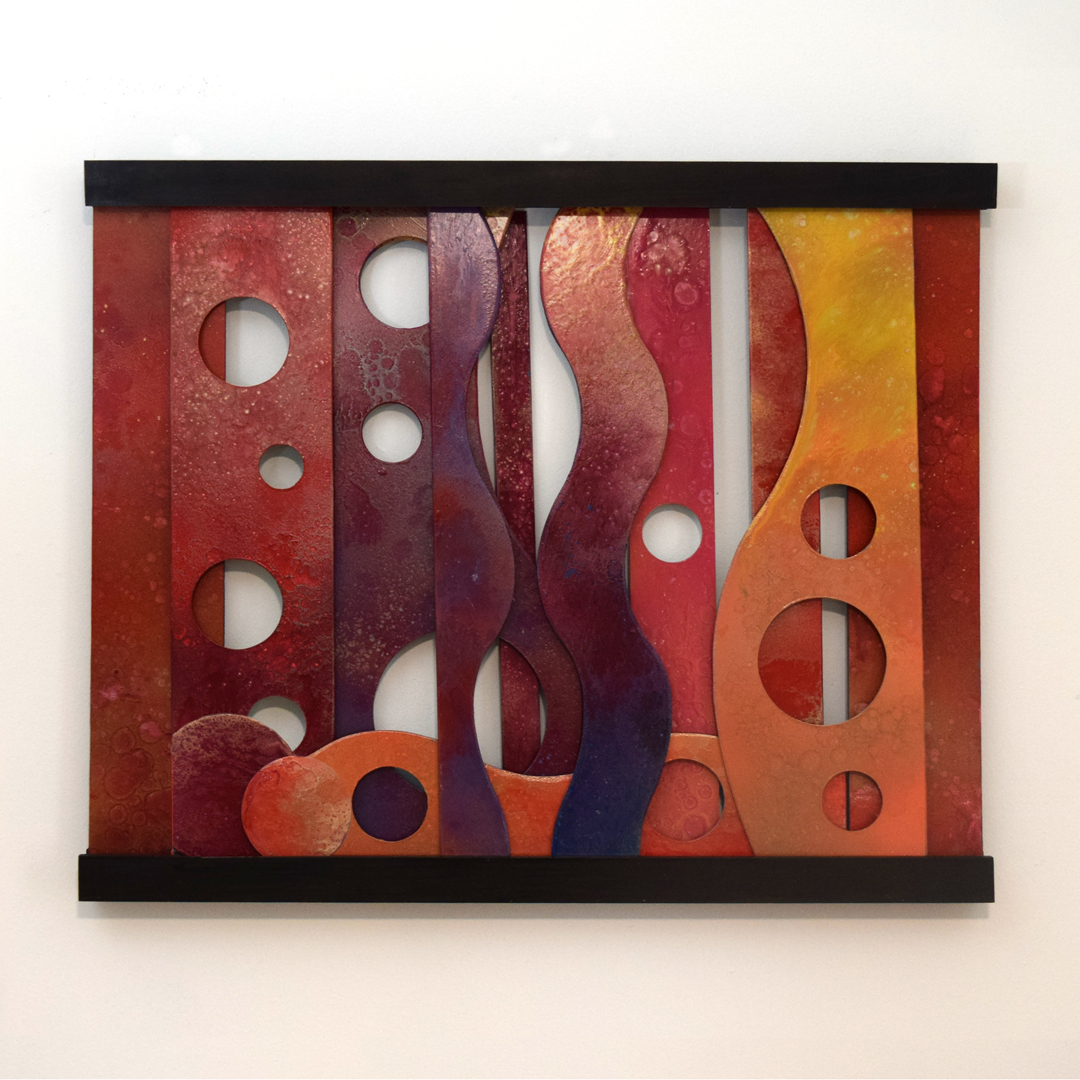 Pele and the Sea interactive fine art by Trisha Selgrath — rearrangeable wall art composition D