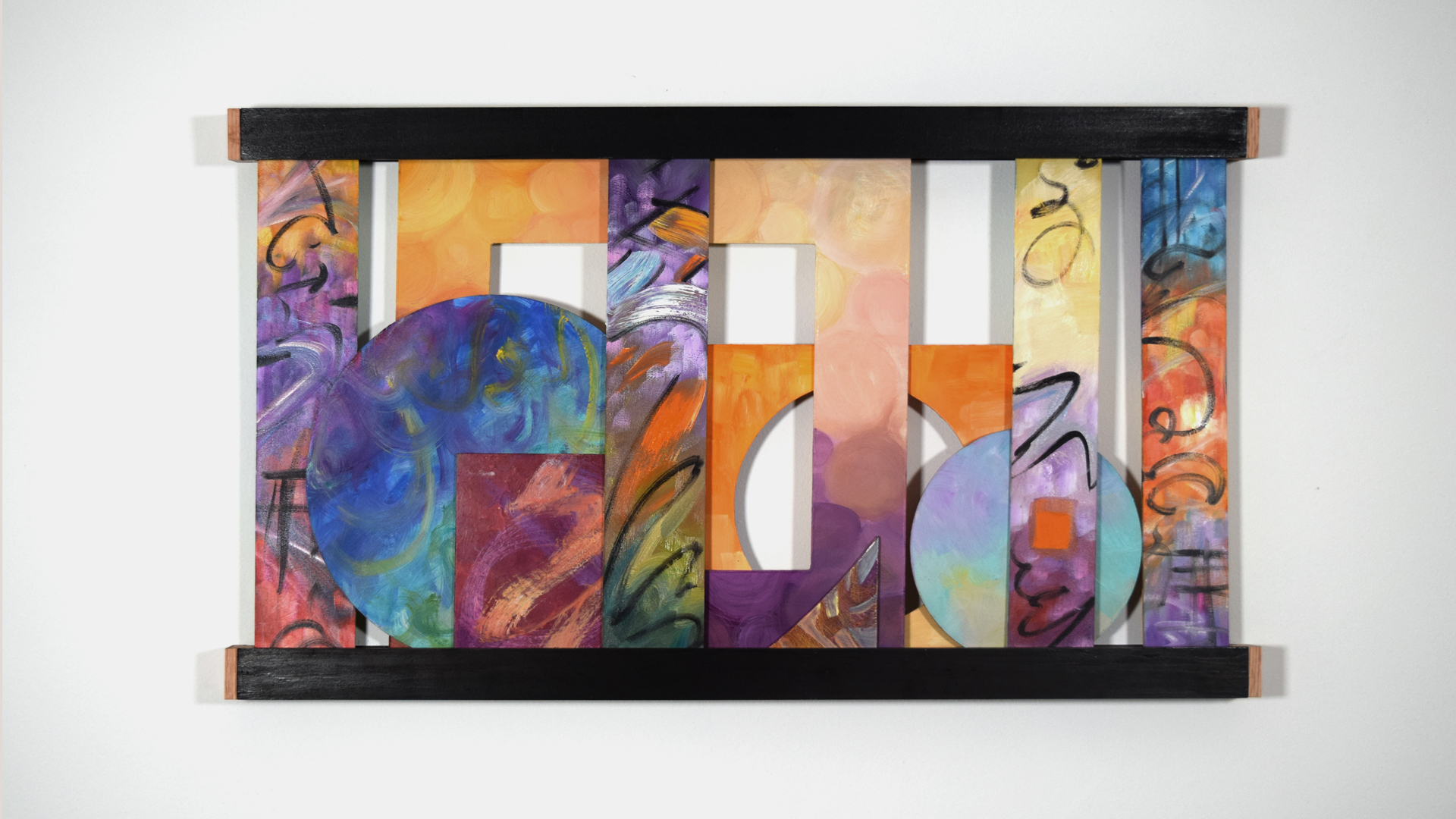 Rio Carnival interactive fine art by Trisha Selgrath — rearrangeable wall art composition B