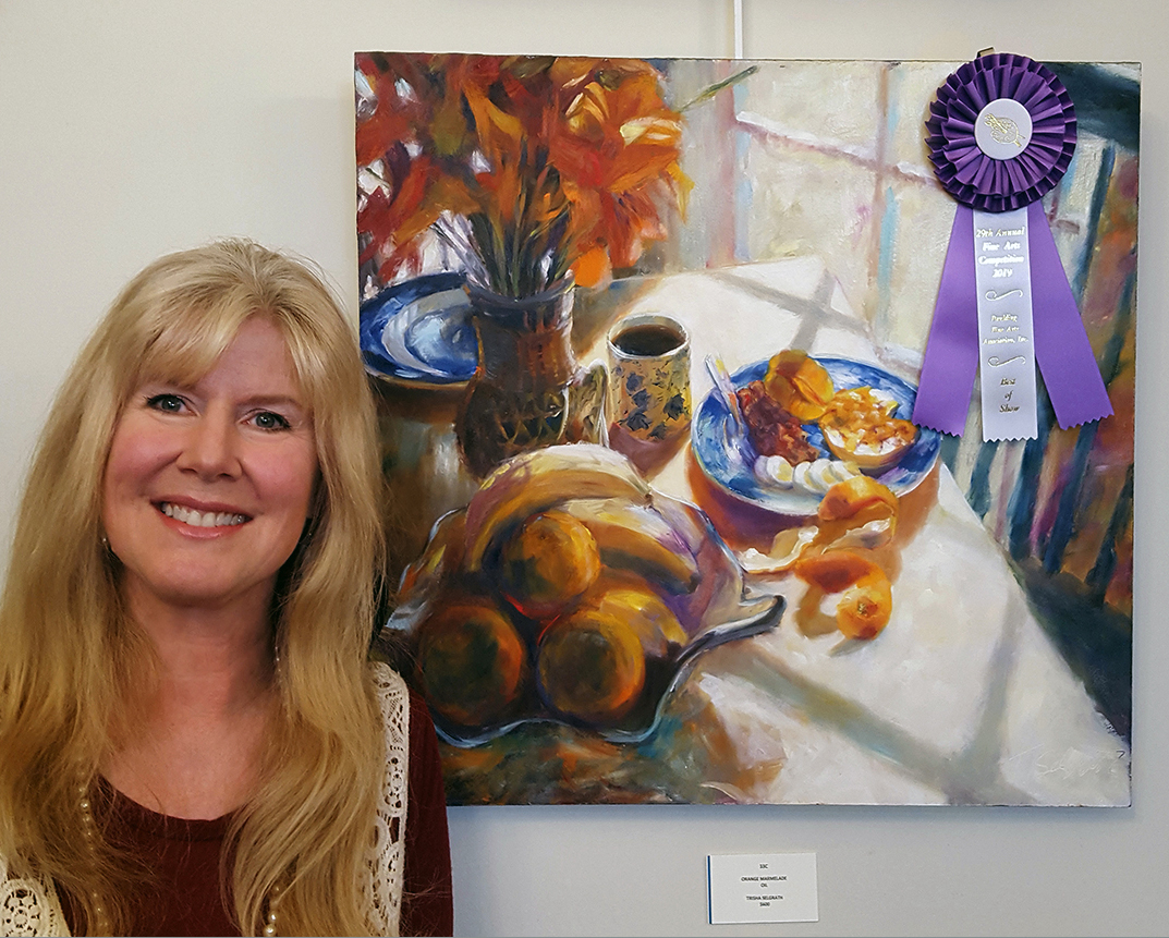 Best of Show award won by Trisha Selgrath for MovingAbstracts interactive fine art